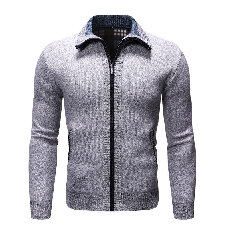 Piers | Zipped Knit Jacket