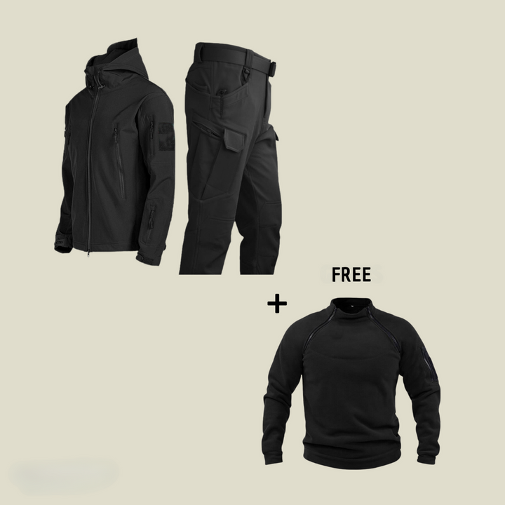 Military | Tactical Wind and Waterproof Set + FREE Fleece Jumper