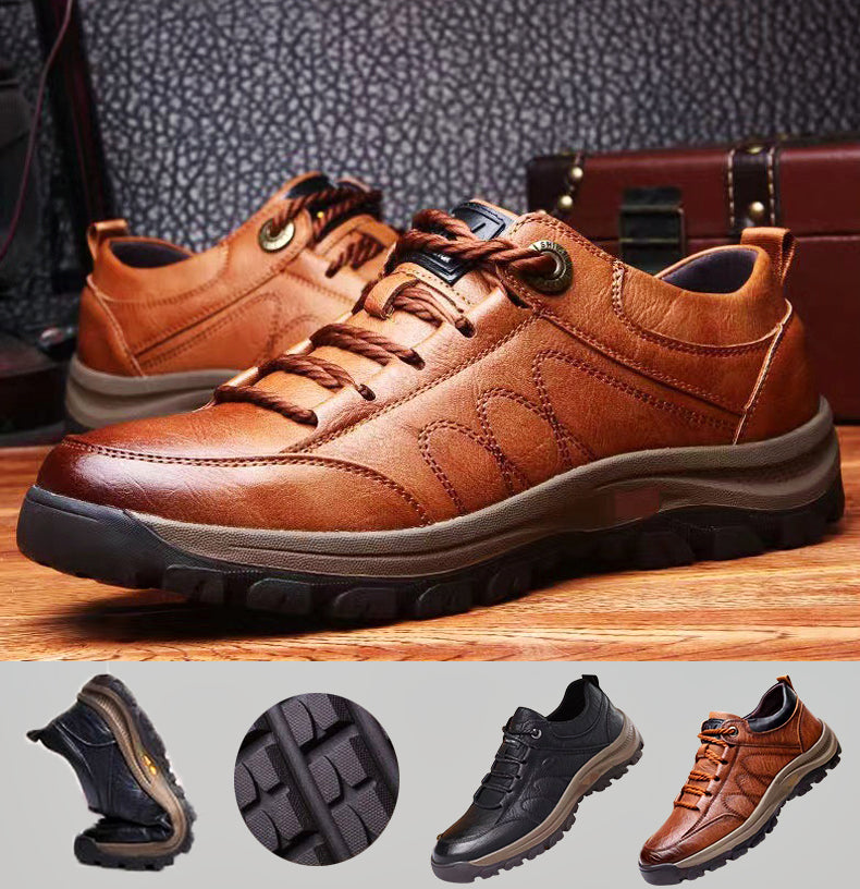 Matt | Stitched Leather Casual Men's Shoes