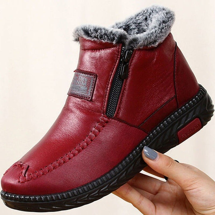 Yvonne | Anti-Slip Leather Winter Boots