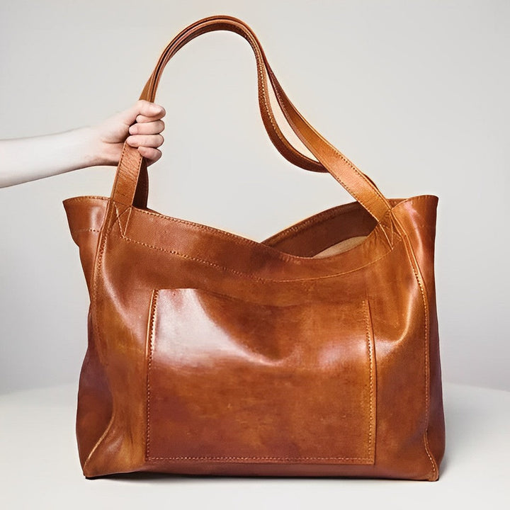 Janna | Vintage Leather Shoulder Bag 1+1 FREE