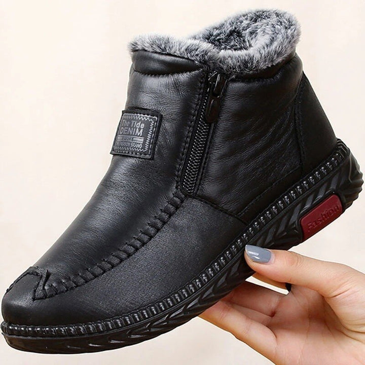 Yvonne | Anti-Slip Leather Winter Boots