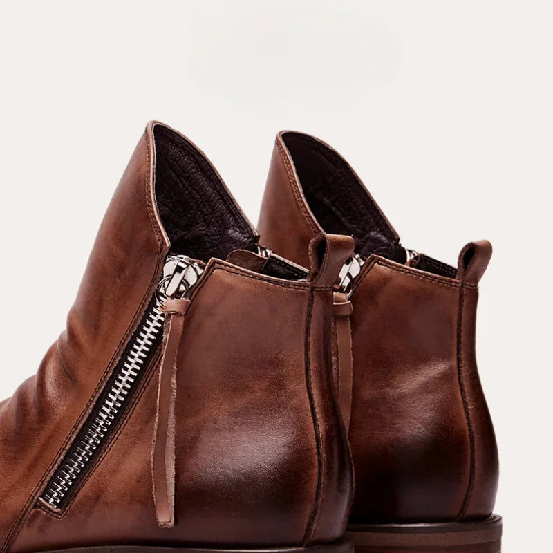 Bernardo | Luxury Cavallino Chelsea Boots