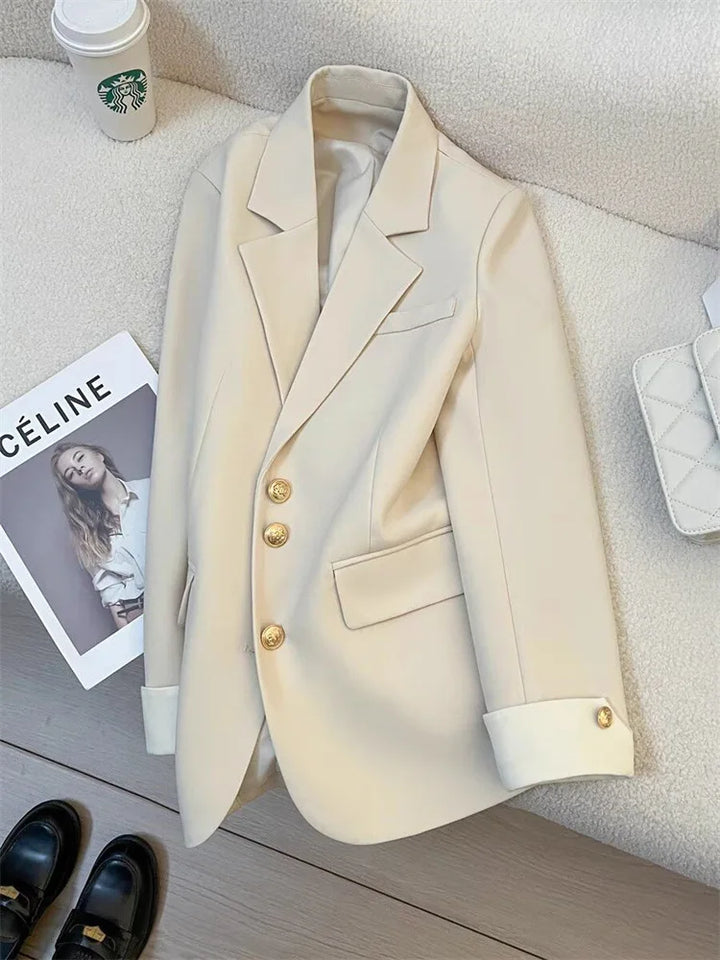 Catherine | Elegant Blazer with Gold Buttons