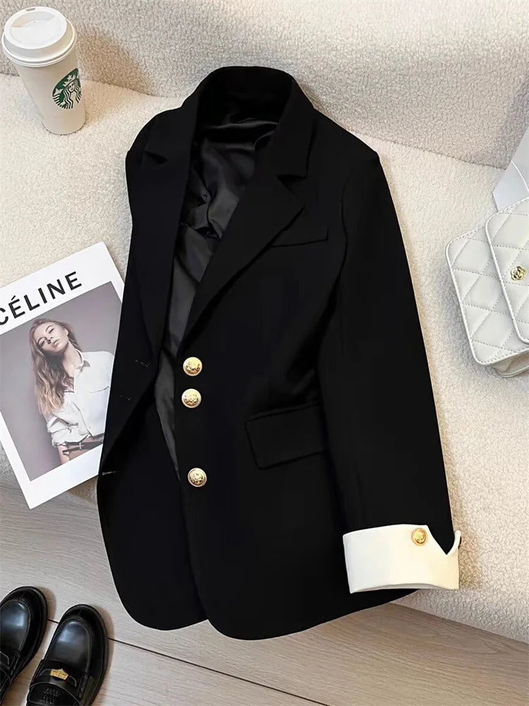 Catherine | Elegant Blazer with Gold Buttons