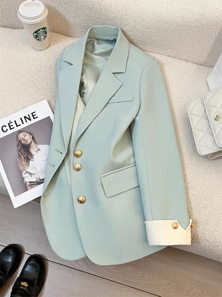 Catherine | Elegant Blazer with Gold Buttons