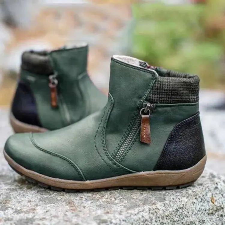 Ela | Premium Zipper Orthopedic Waterproof Boots (2024 BESTSELLER)