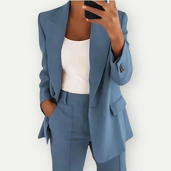 Léa | Women's Plain Blazer Set