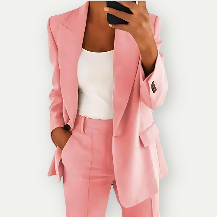 Léa | Women's Plain Blazer Set