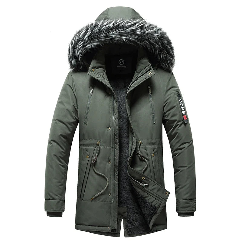 Karl | Warm Winter Jacket with Removable Hood