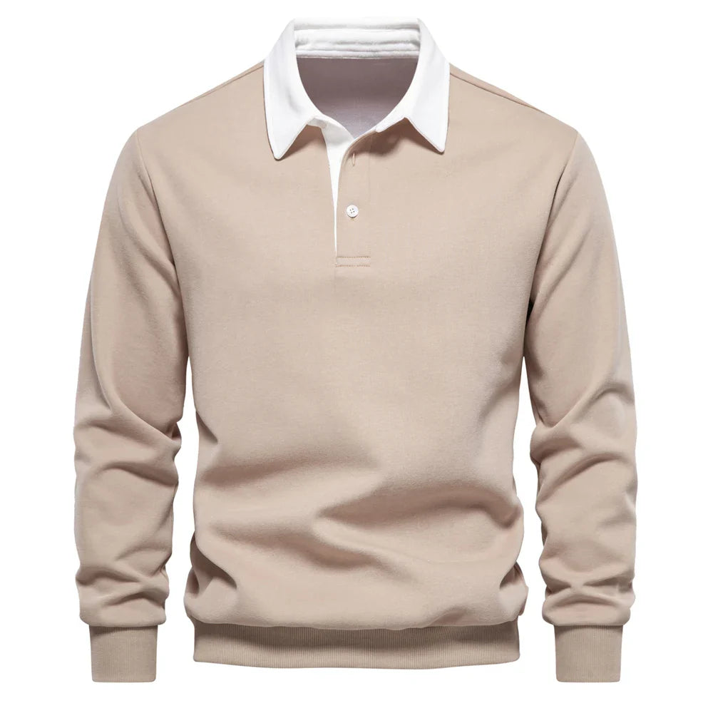 Luke | Polo Neck Sweatshirt