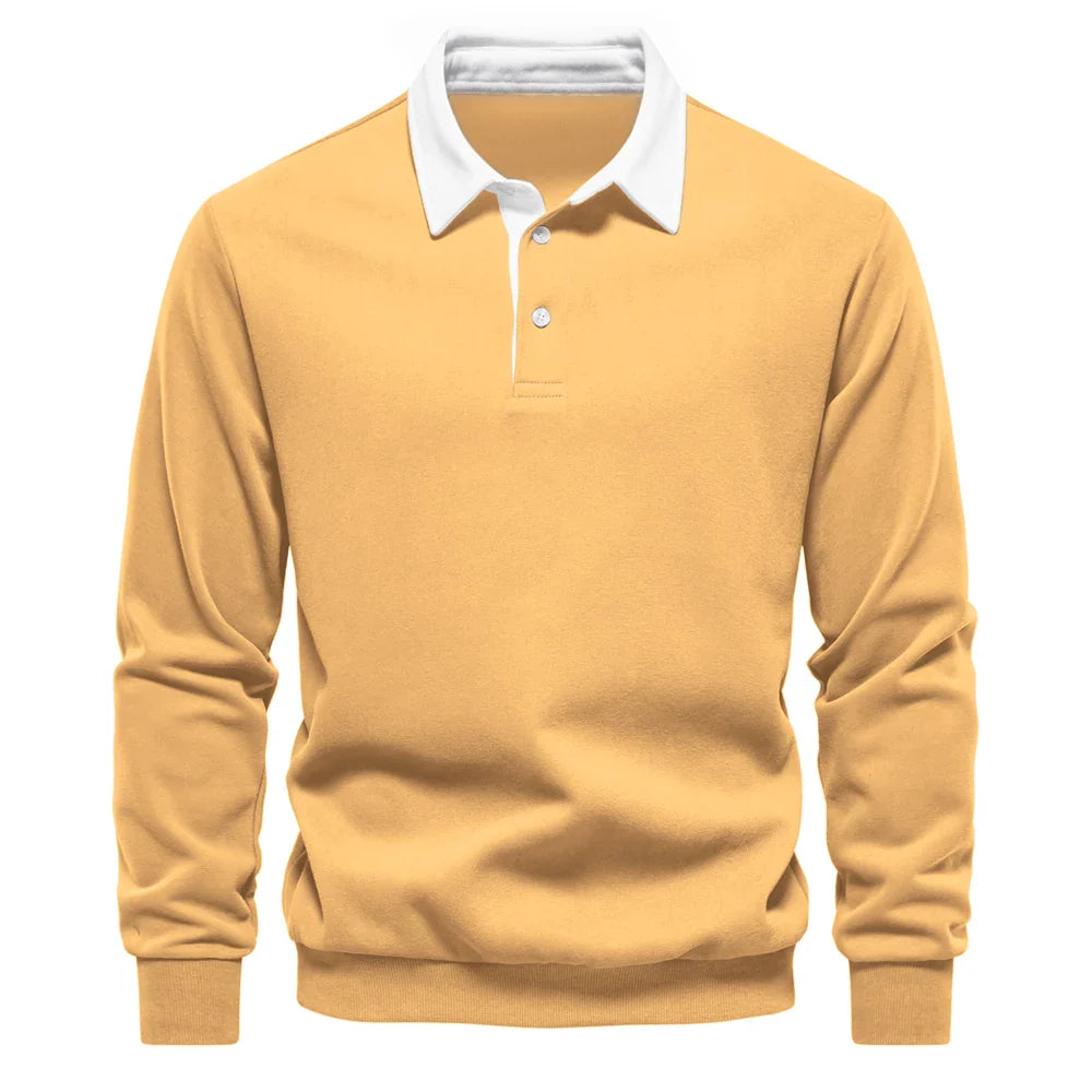 Luke | Polo Neck Sweatshirt