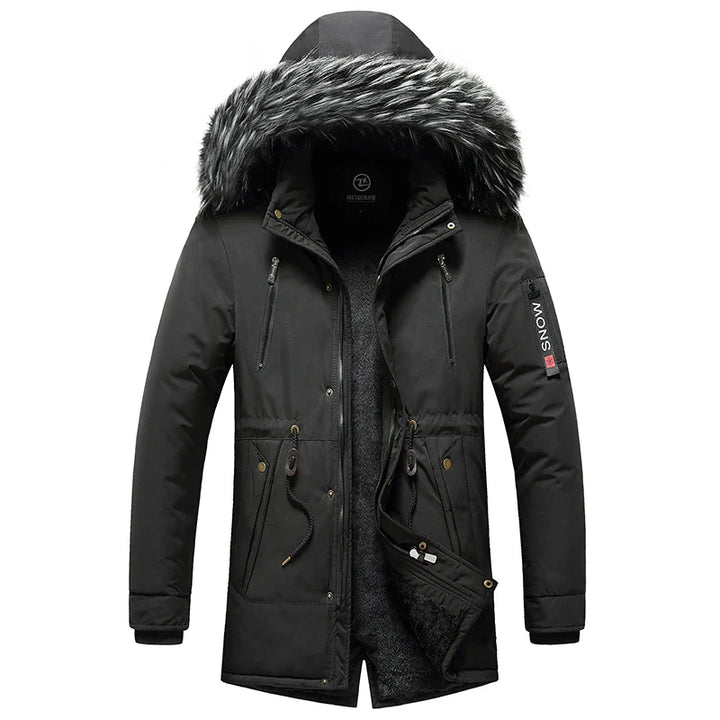 Karl | Warm Winter Jacket with Removable Hood