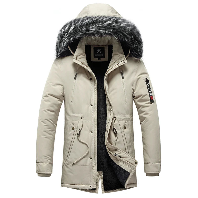 Karl | Warm Winter Jacket with Removable Hood