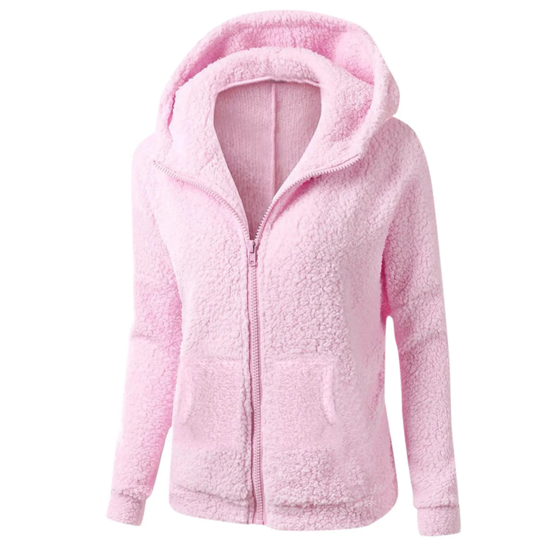 Sara | Fleece Zip-Up Hoodie