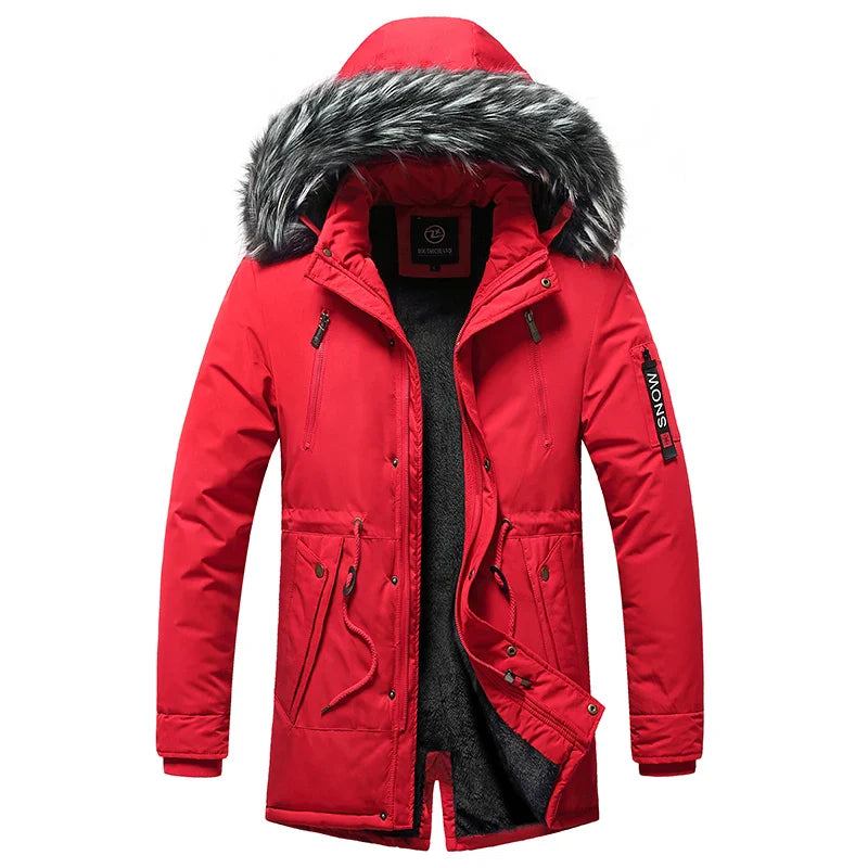 Karl | Warm Winter Jacket with Removable Hood