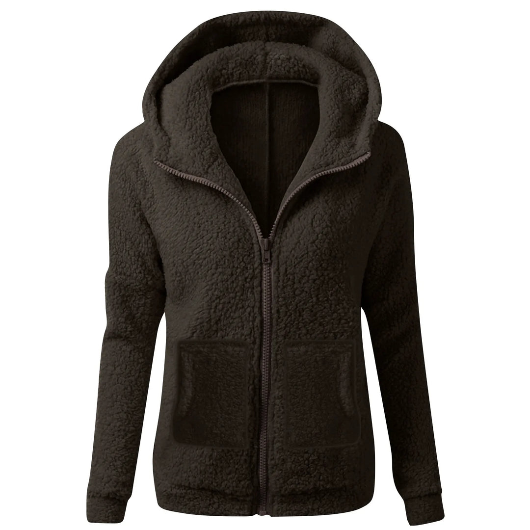 Sara | Fleece Zip-Up Hoodie