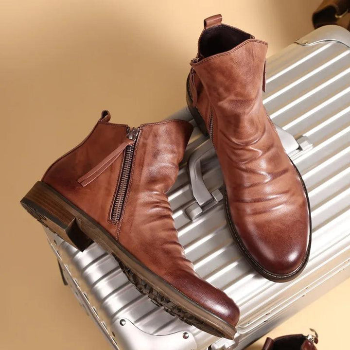 Bernardo | Luxury Cavallino Chelsea Boots