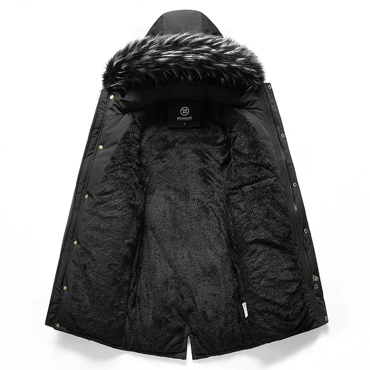 Karl | Warm Winter Jacket with Removable Hood