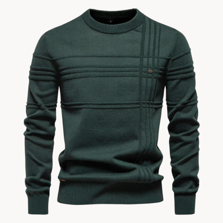 Julian | Timeless Men's Jumper With Elegant Argyle Design