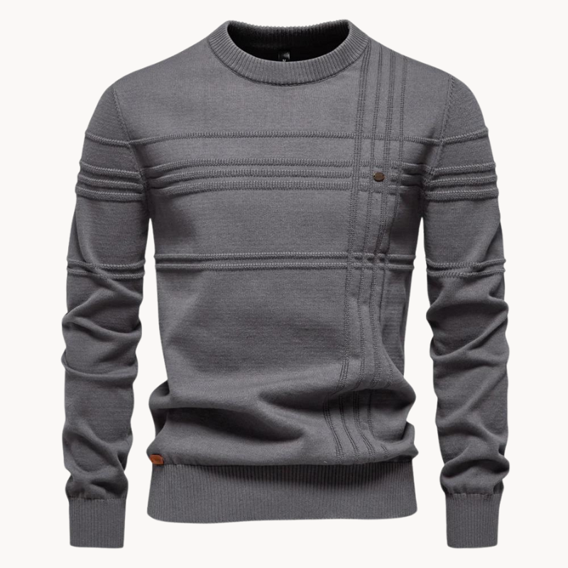 Julian | Timeless Men's Jumper With Elegant Argyle Design