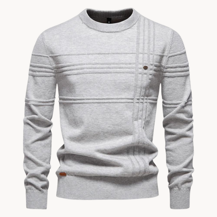 Julian | Timeless Men's Jumper With Elegant Argyle Design