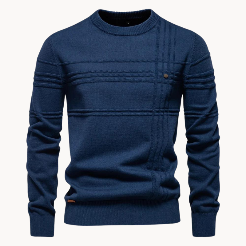 Julian | Timeless Men's Jumper With Elegant Argyle Design