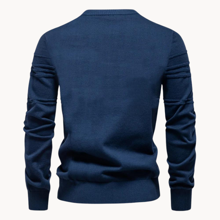 Julian | Timeless Men's Jumper With Elegant Argyle Design