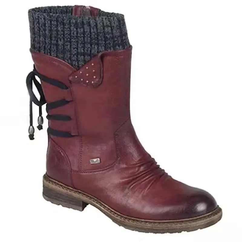 Julia - Wool Winter Boots with Lower-Back Orthopedic Support