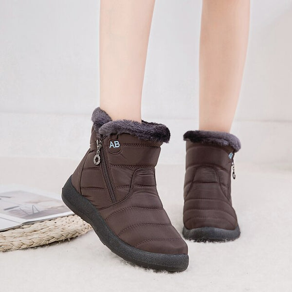 Janice - Waterproof Anti-Slip Fur-Lined Winter Boots