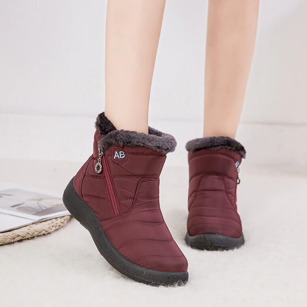 Janice - Waterproof Anti-Slip Fur-Lined Winter Boots