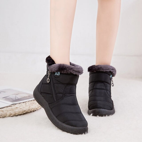 Janice - Waterproof Anti-Slip Fur-Lined Winter Boots