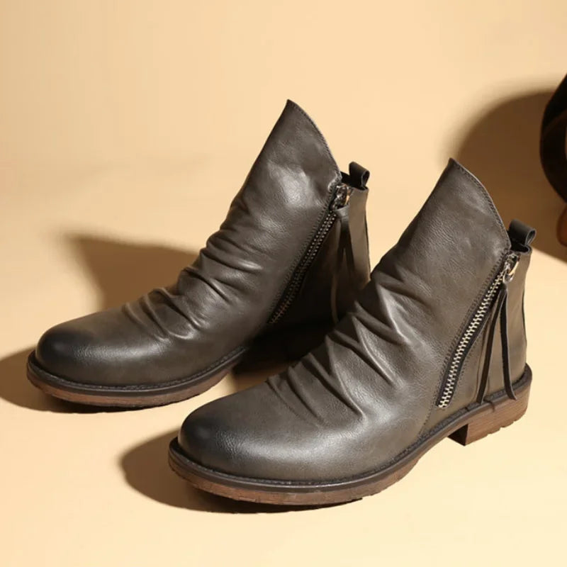 Bernardo | Luxury Cavallino Chelsea Boots