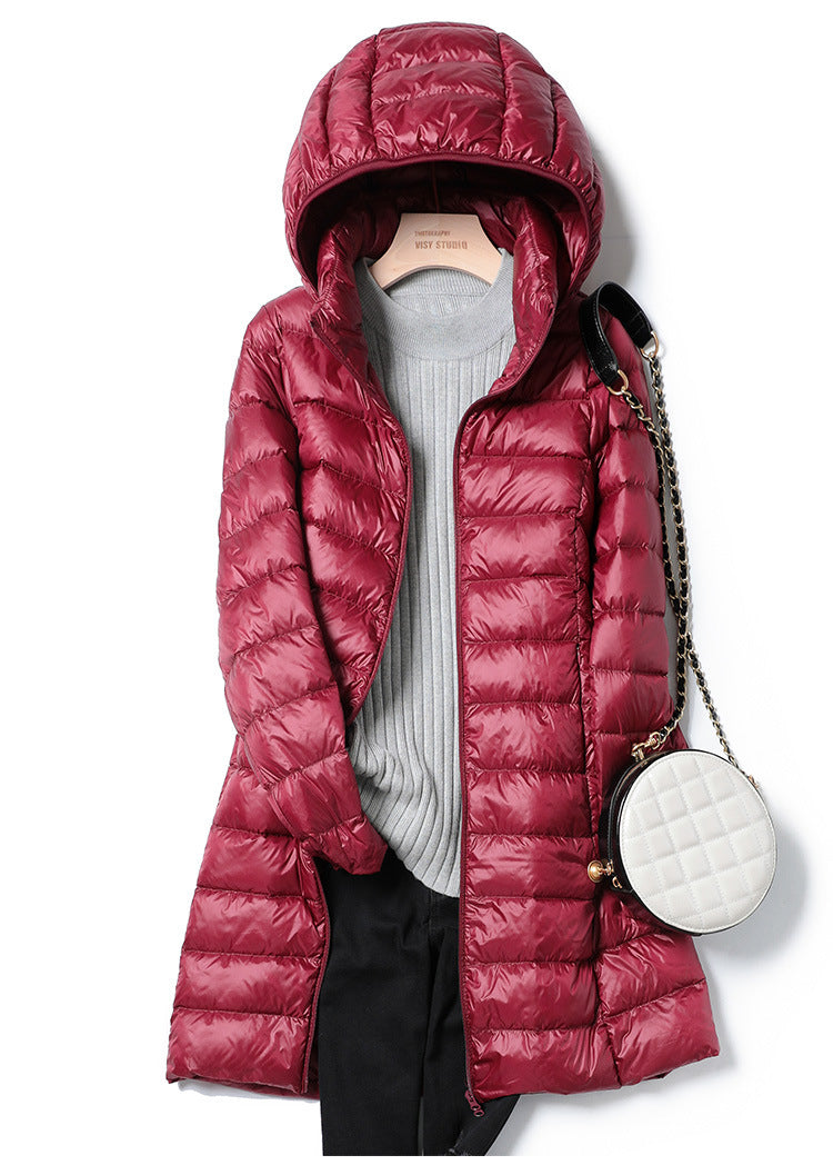 Aura - Long Ultralight Puff Down Jacket