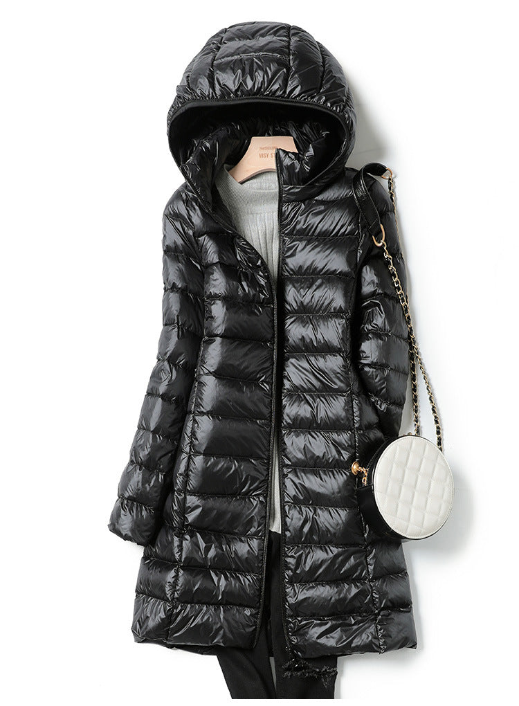 Aura - Long Ultralight Puff Down Jacket