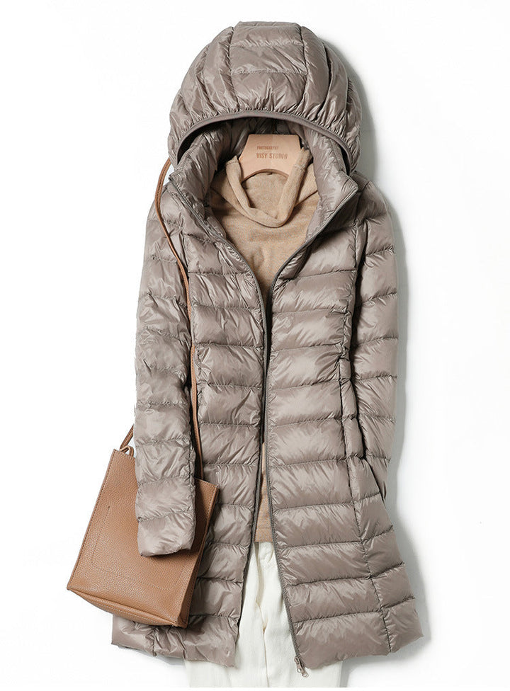 Aura - Long Ultralight Puff Down Jacket