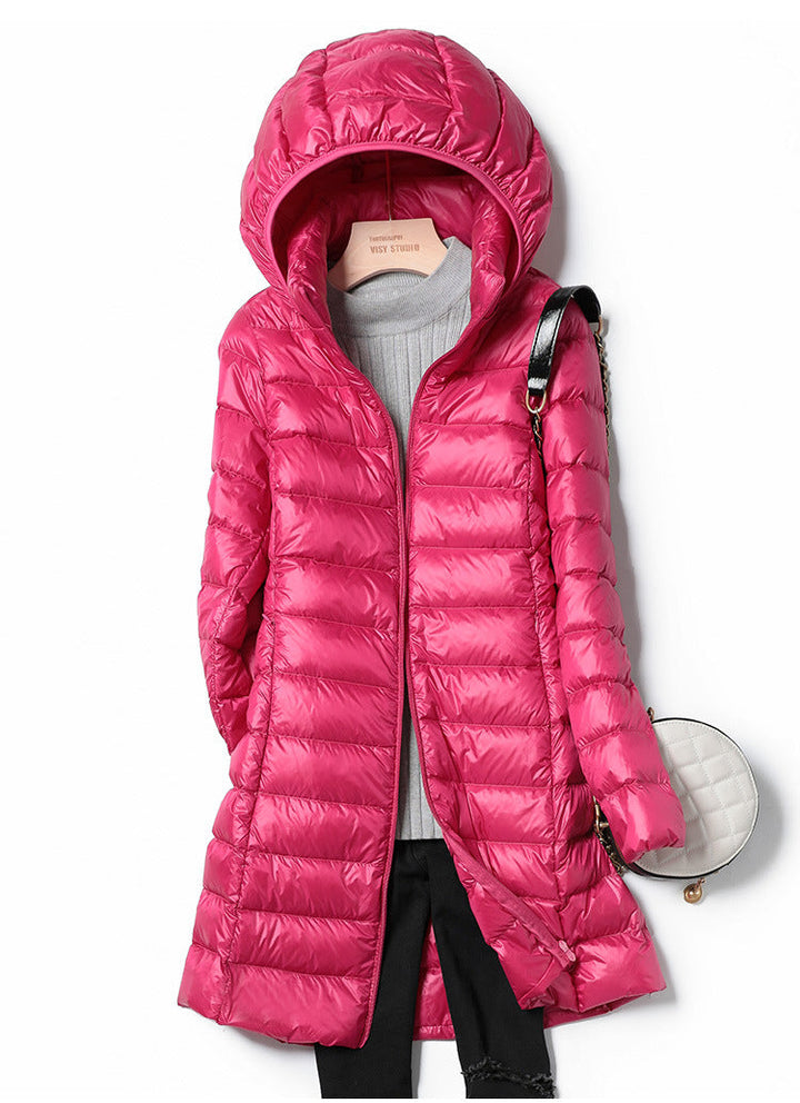 Aura - Long Ultralight Puff Down Jacket