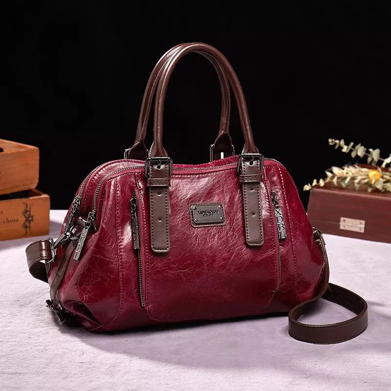 Nancy | Leather Bag 1+1 FREE