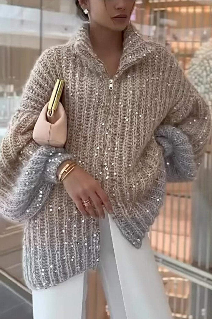 Antonella | Comfortable Glitter Cardigan