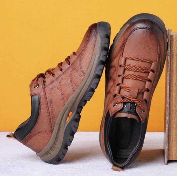 Matt | Stitched Leather Casual Men's Shoes